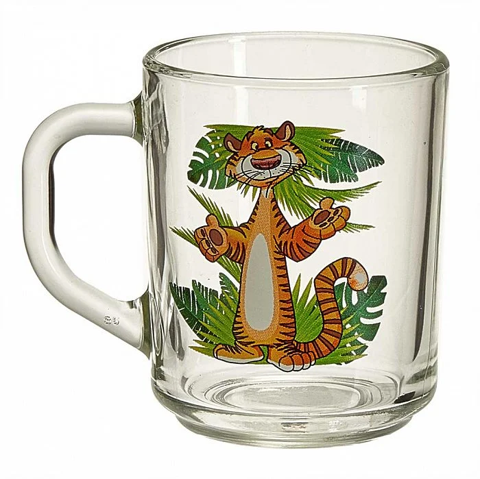 ДЕКОСТЕК Кружка для чая 200 мл (В гостях у тигра) 335-Д