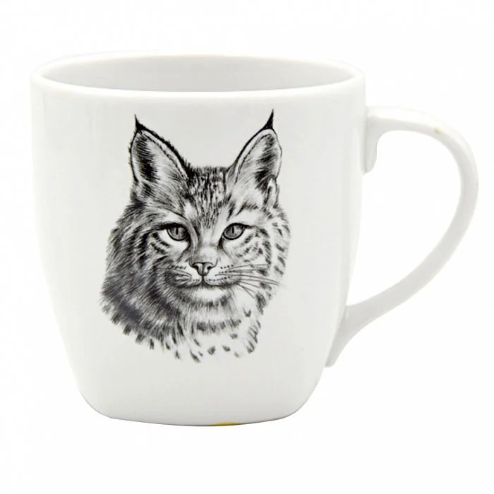 ДФЗ Кружка 400 см³ Квадро Рысь 0С2116