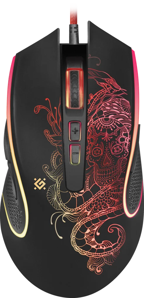 Defender Проводная игровая мышь Venom GM-640L оптика,8кнопок,3200dpi