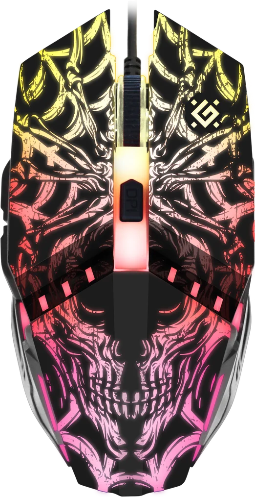 Defender Проводная игровая мышь Prototype GM-670L оптика,6кнопок,2400dpi