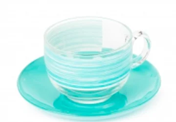 LUMINARC Набор чайный 12пр./220мл Brush mania Turquoise Q5961