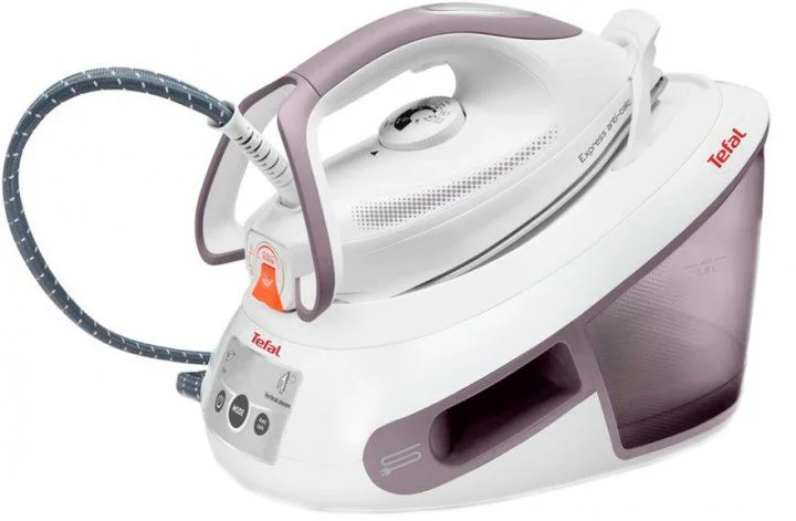 TEFAL Парогенератор SV8012E0 белый/фиолетовый