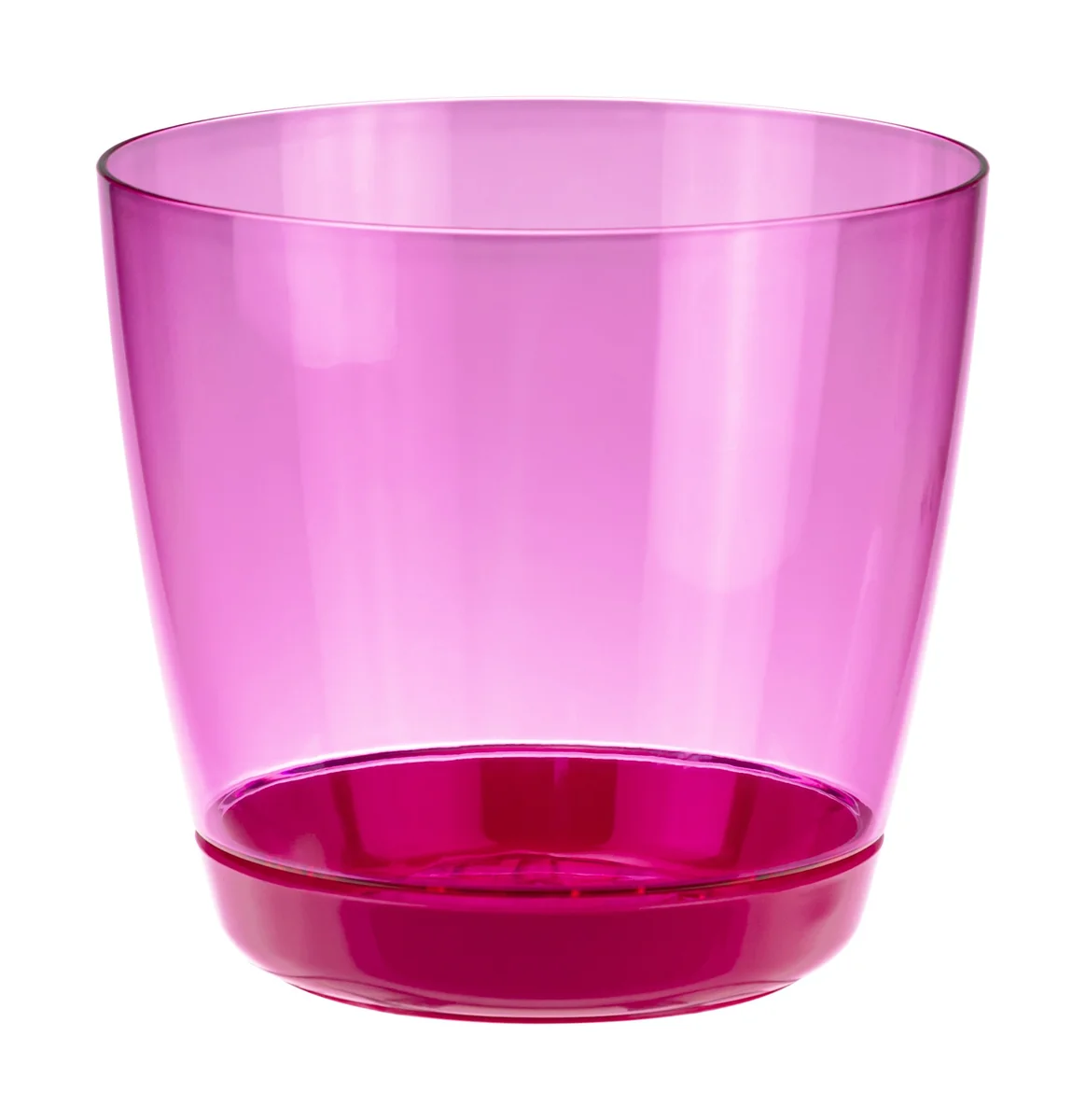 М-ПЛАСТИКА Кашпо 1,5л ОРХИДЕЯ РОЗОВЫЙ ПРОЗРАЧНЫЙ д=140мм с поддоном М 3050