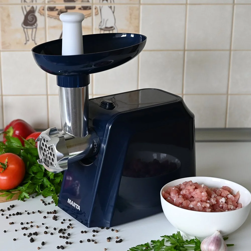 MARTA Мясорубка 2000W MT-2087 Синий сапфир