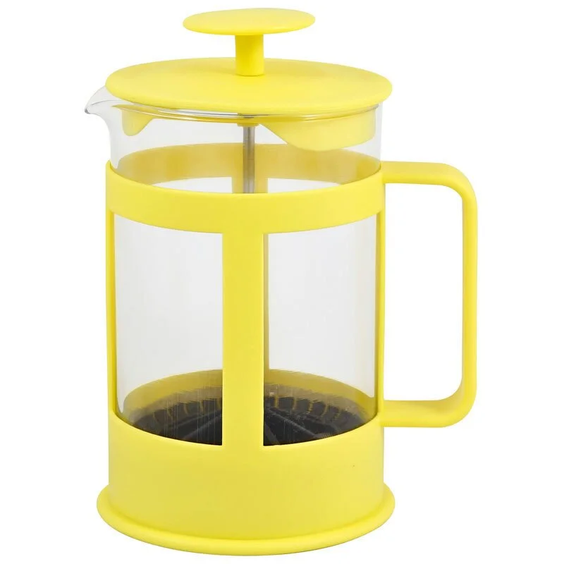 MALLONY Заварной пресс 850 мл PFP018-850ML корпус пластик - Красный, Желтый, Зеленый 950078