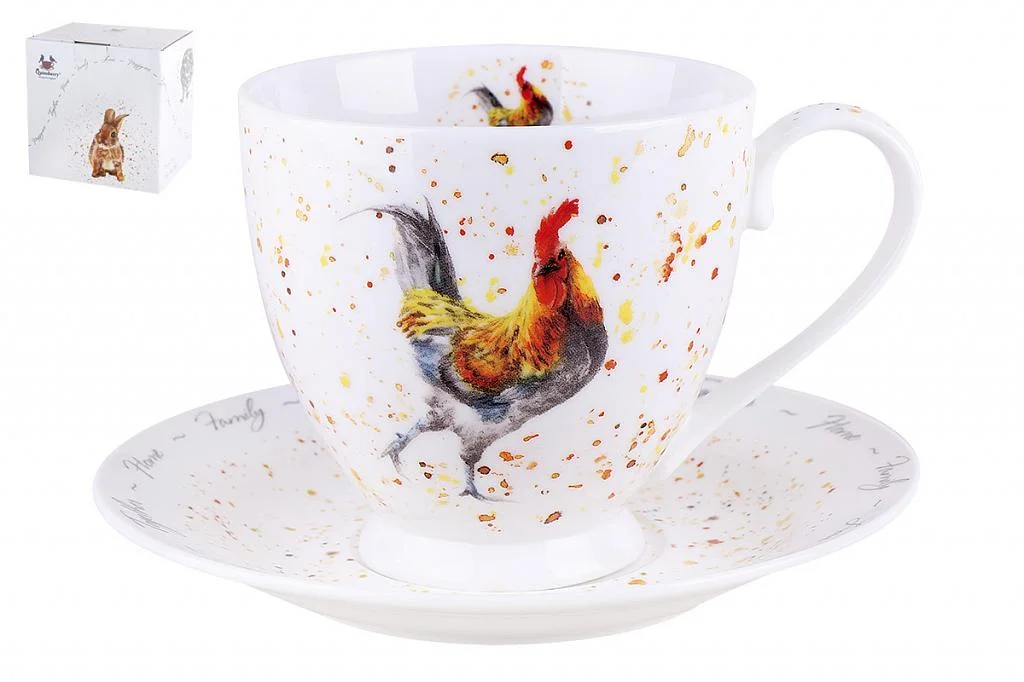 КОРАЛЛ Пара чайная 440мл Rooster YQ2045