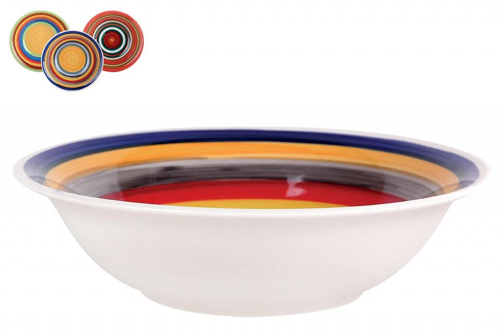 КОРАЛЛ Тарелка глубокая 560мл/18см Фантазия WWY604 микс