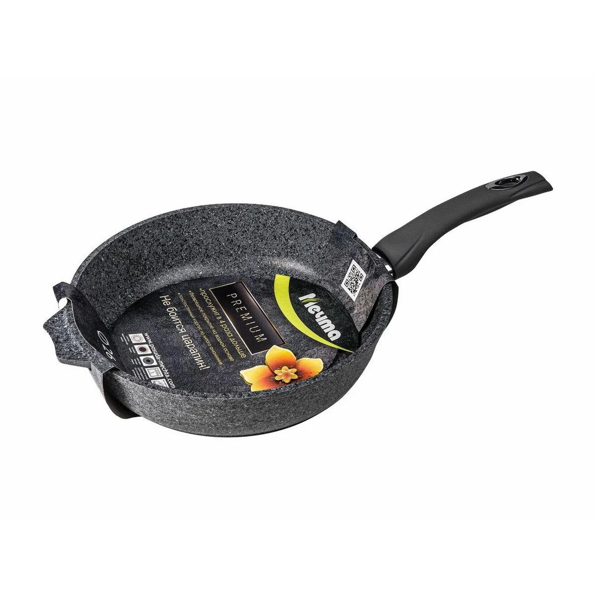МЕЧТА Сковорода Ø20 см Premium grey 20901