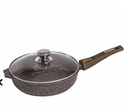 МЕЧТА Сковорода Ø22 см Premium grey с крышкой с22901