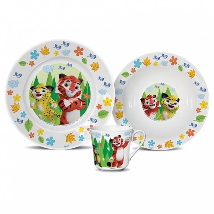 ДФЗ Набор посуды 3 предмета детский КРС-1278 Лео и Тиг
