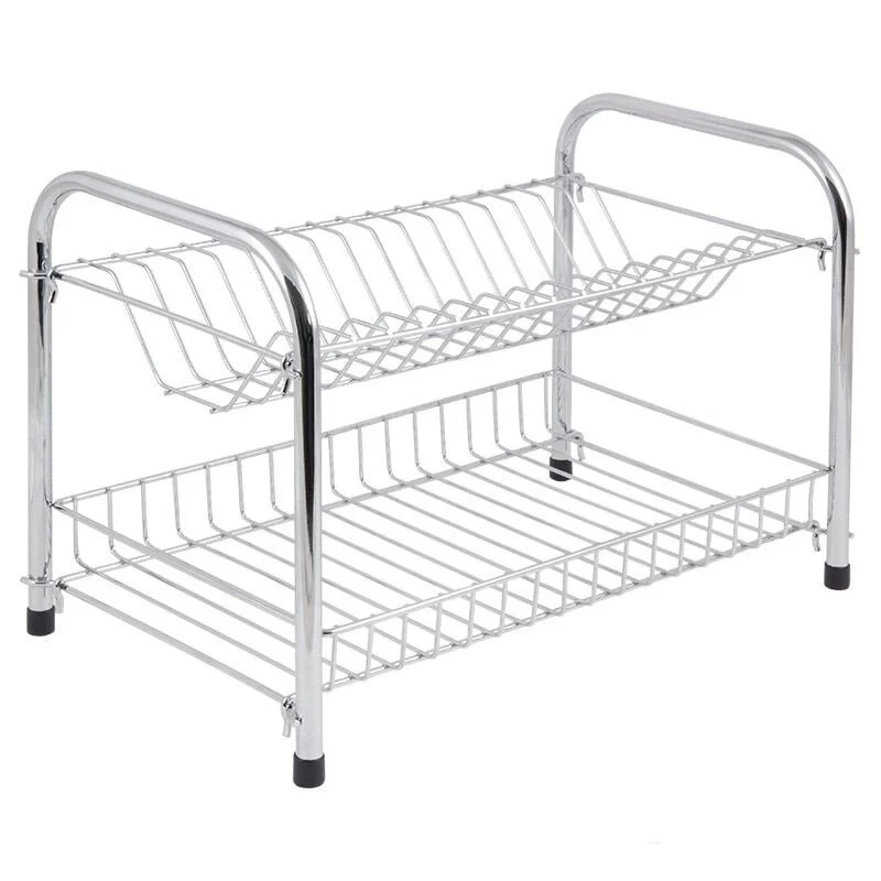 MALLONY Сушилка для посуды двухуровневая настольная W3856E 40х24х28 см 310859