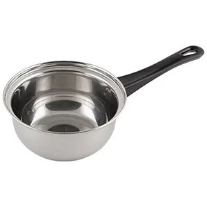 MALLONY Ковш 750 мл 14 см Buono из нержавеющей стали с бакелитовой ручкой, зеркальная полировка, однослойное дно 006050