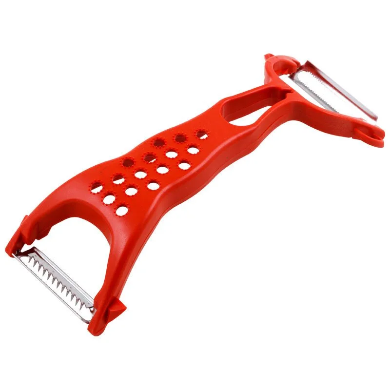 MALLONY Овощечистка двухсторонняя с теркой и плавающими лезвиями 985854