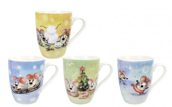 КОРАЛЛ Кружка 340 мл. Веселые мышки NYM4