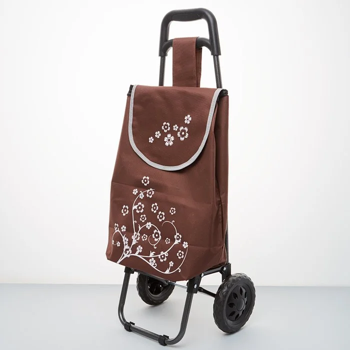 DELTA Тележка багажная ручная 20 кг DT 22 коричневая