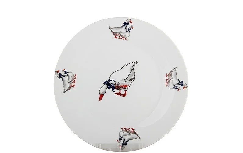 КОРАЛЛ Тарелка десертная 20 см Гусь 18-033/20