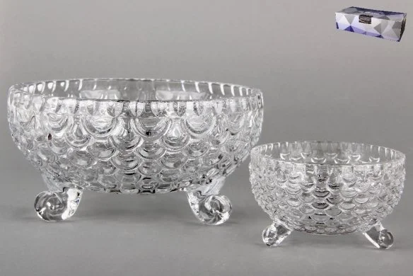 КОРАЛЛ Набор салатников Гранение DSTG23/L7