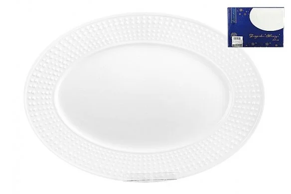 КОРАЛЛ Блюдо овальное 31 см Жемчуг LTNM-P0231