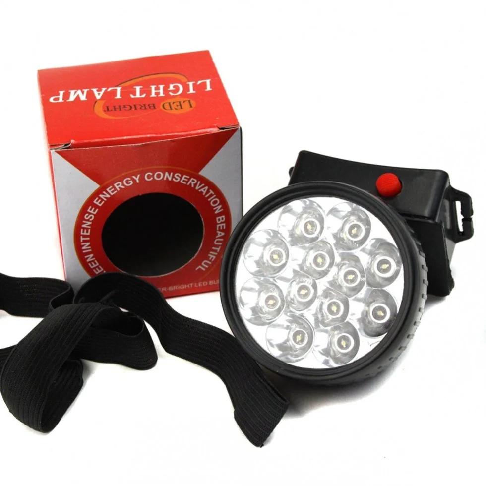 Фонарь LED на лоб №1396 /568 7led*3R6