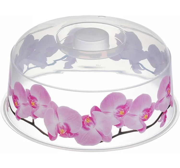 М-ПЛАСТИКА Крышка для микроволновой печи Орхидея М 1416