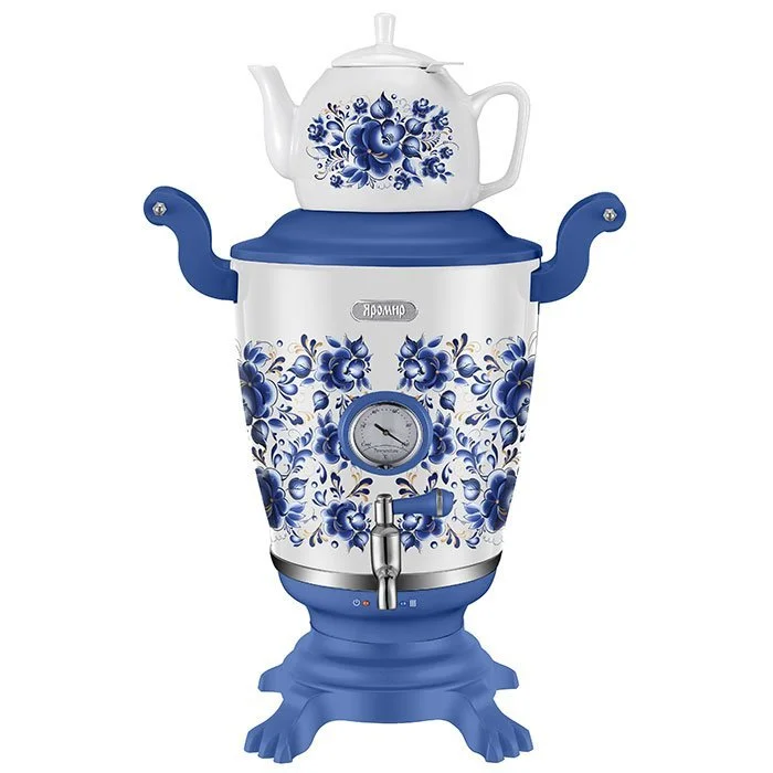 ЯРОМИР Самовар электрический Гжель 2300W ЯР 1801
