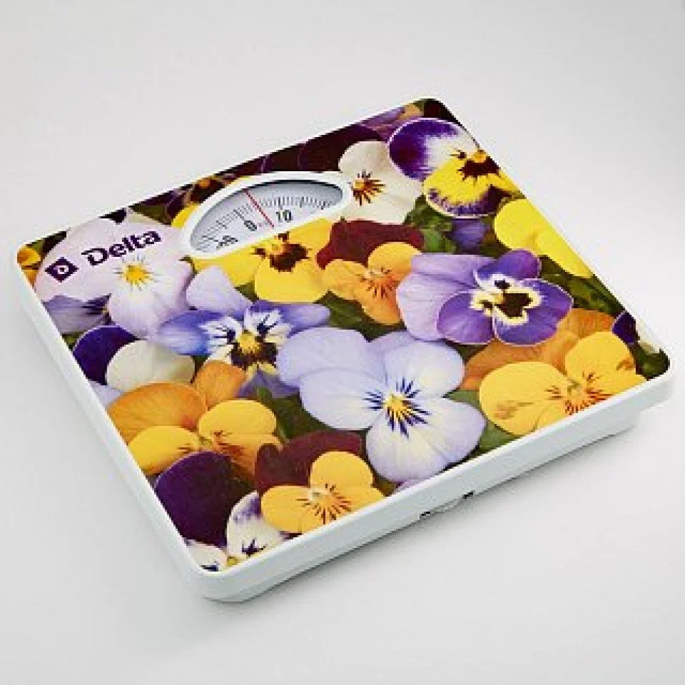 DELTA Весы механические напольные Анютины глазки D 9404