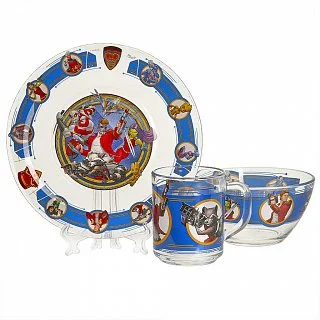 DELTA Набор посуды 3 предмета детский КРС-1051 Стражи Галактики