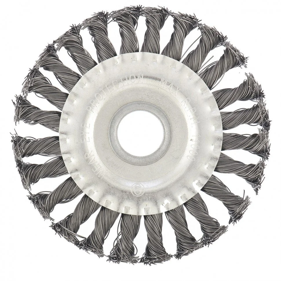 СИБРТЕХ Щетка для УШМ 125 мм, посадка 22,2 мм 746327