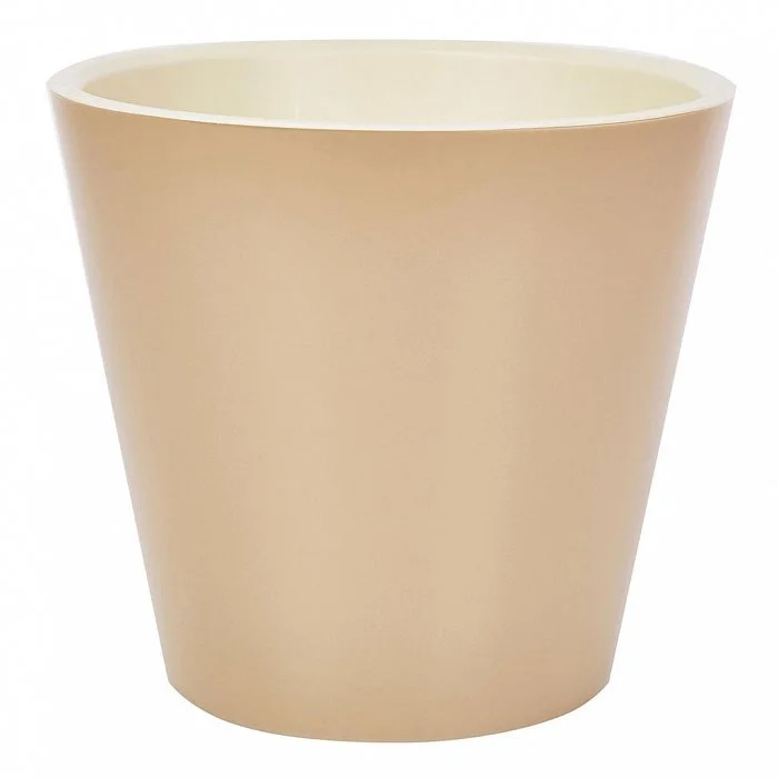 PLASTIC REPUBLIC Горшок для цветов London 160 мм, 1,6 л ING6204МШОК молочный шоколад