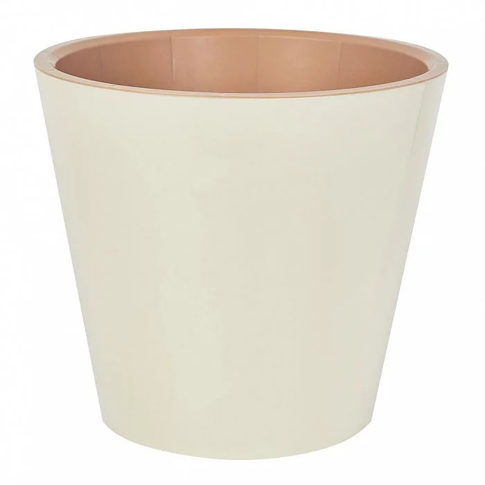 PLASTIC REPUBLIC Горшок для цветов London 160 мм, 1,6 л ING6204СЛ сливочный