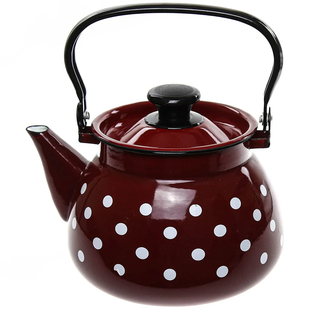 КМК Чайник 3 л сферический с металлической ручкой 42115-123/6-У4 Моника красный