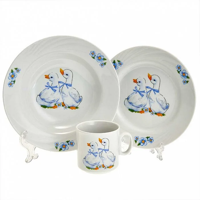 ДФЗ Набор посуды 3 предмета Голубка Гусята 9С1097