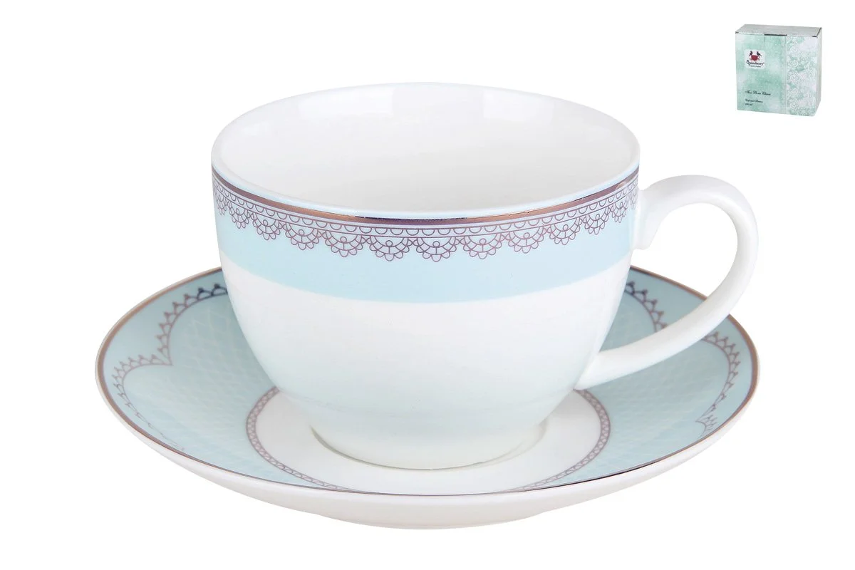 КОРАЛЛ Пара чайная 290мл. Madeline green NBHHCS06