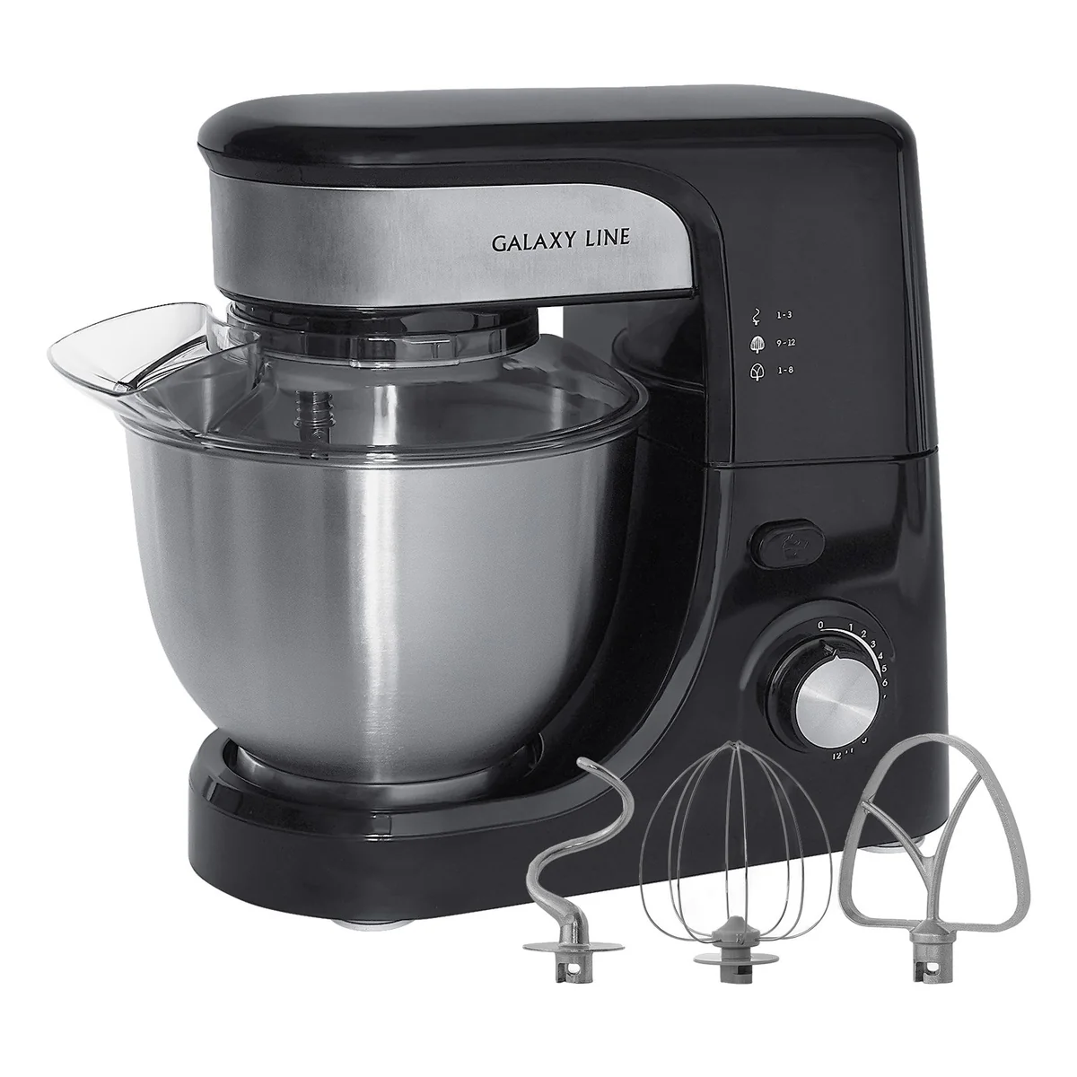 GALAXY Планетарный миксер LINE GL2231 черный