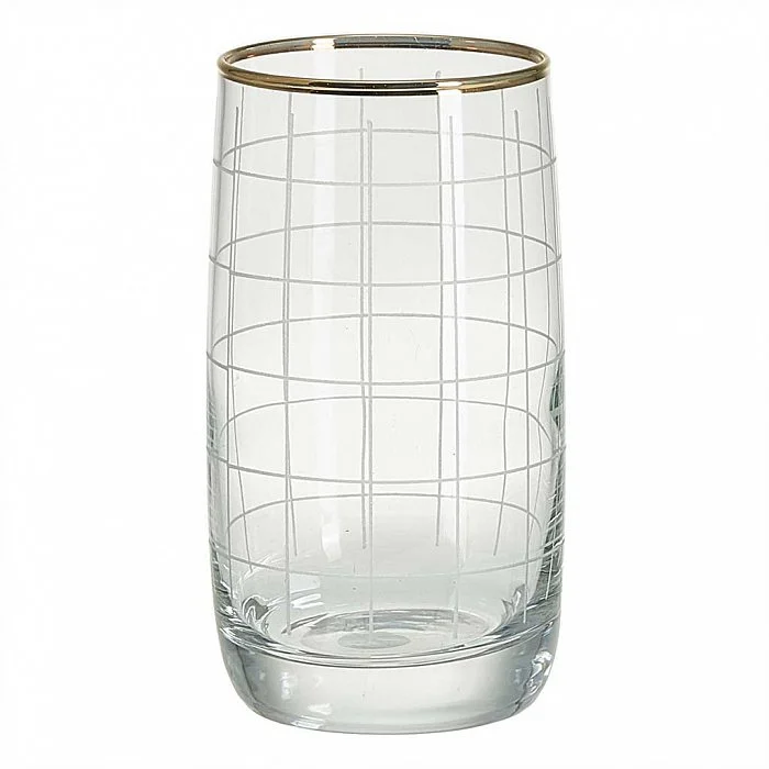 ДЕКОСТЕК Набор стаканов 330 мл 6 штук (Сквер) 158-ГЗ4