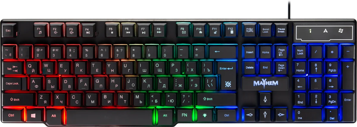 Defender Клавиатура (45360) Mayhem GK-360DL