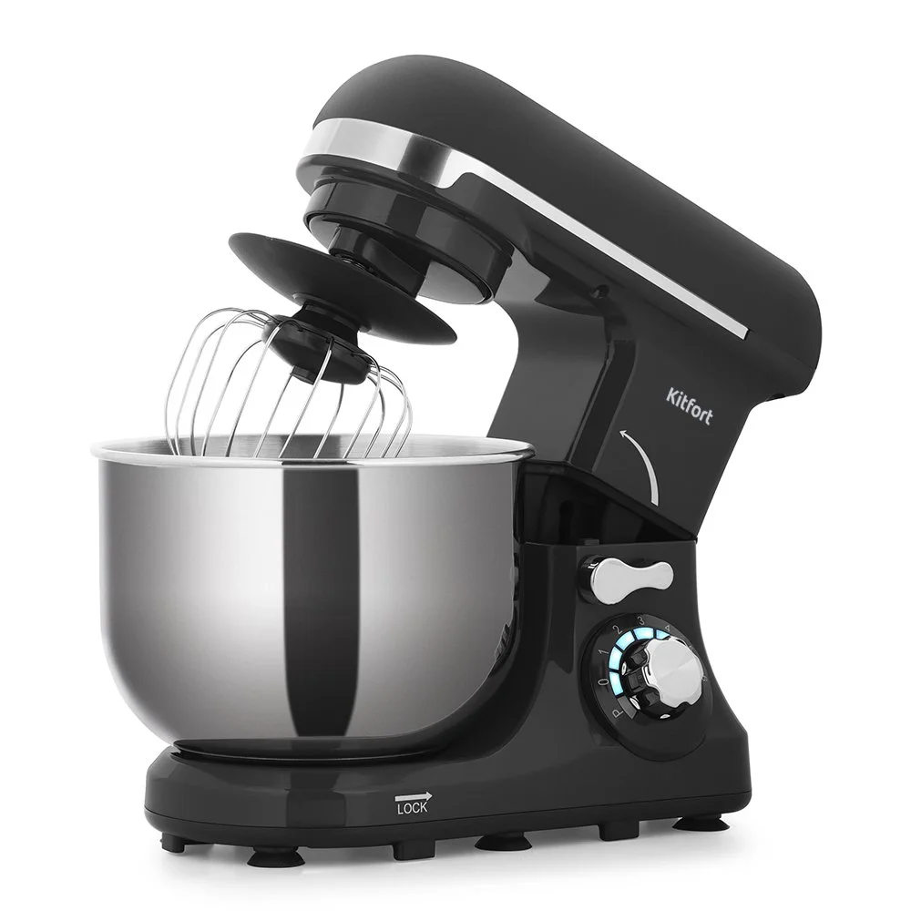 KITFORT Миксер с чашей КТ-1337-2 черный/серебристый