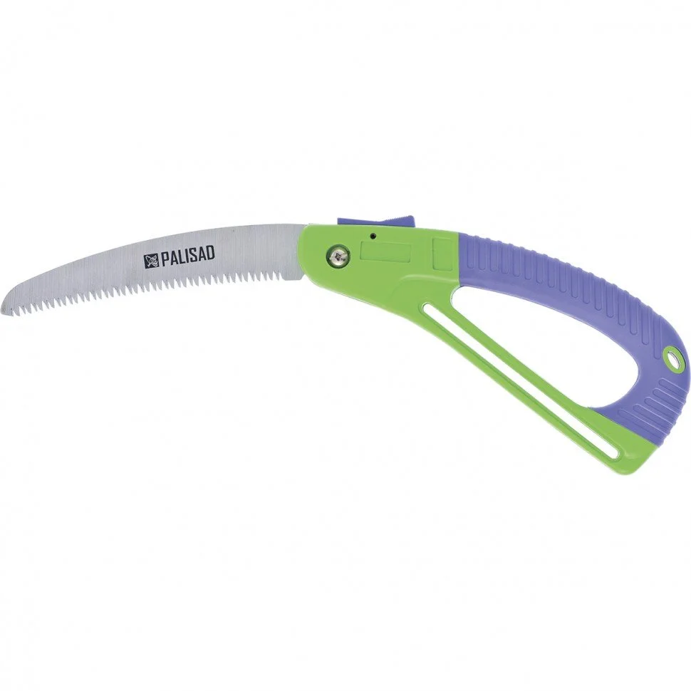 PALISAD Пила садовая складная,175 мм, зуб 3D, обрезиненная рукоятка с защитной кулисой 60411
