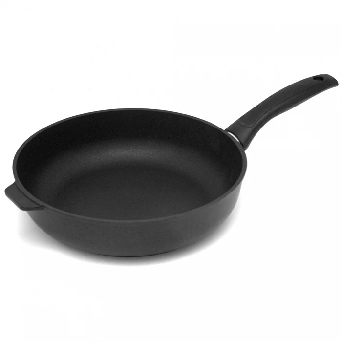DELTA Сковорода Ø26 см Помощница с пластиковой ручкой 22801 антрацит