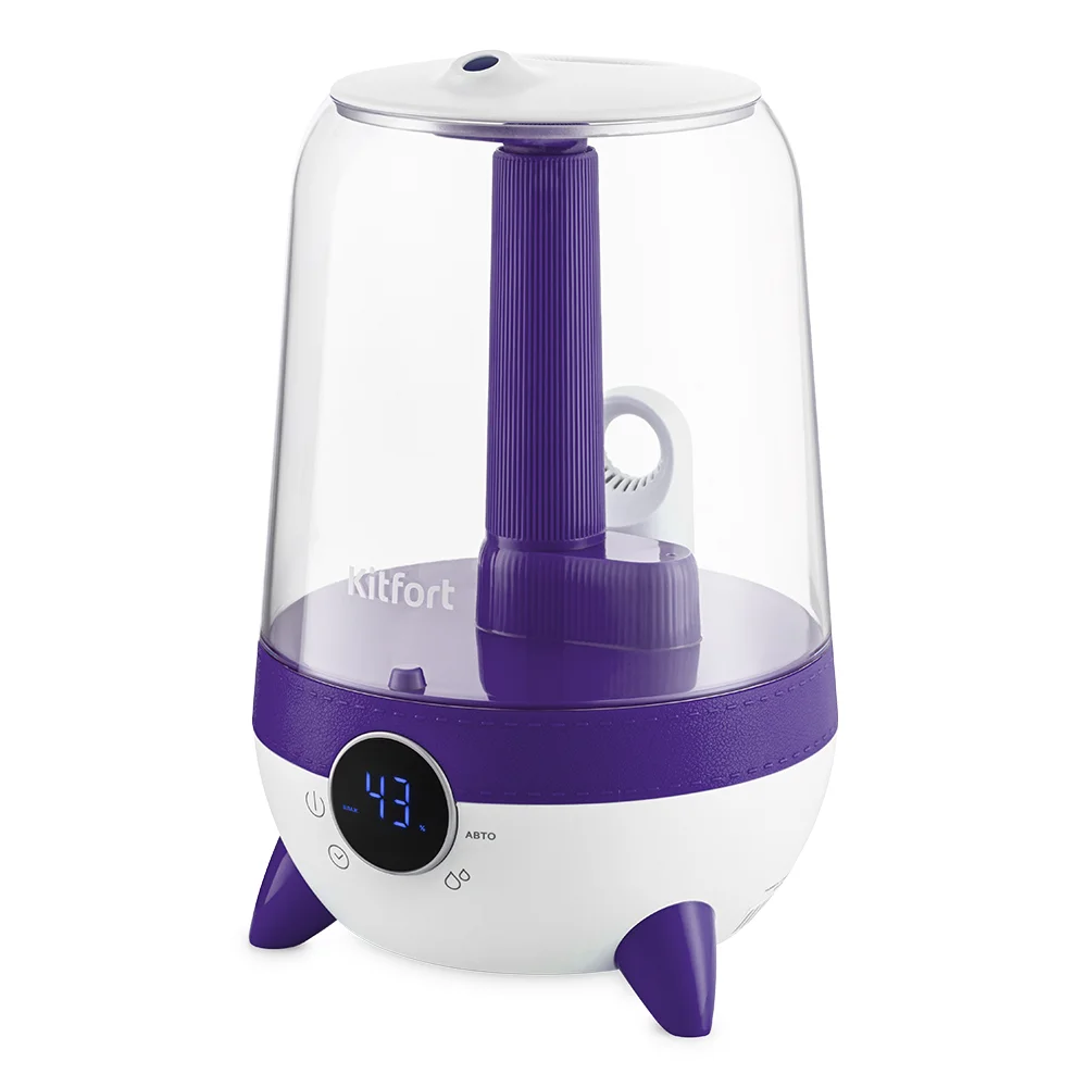 KITFORT Увлажнитель воздуха КТ-2829-1 белый/фиолетовый
