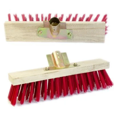 Щетка для пола 30x11x6 см на деревянной колодке без ручки 16626-19