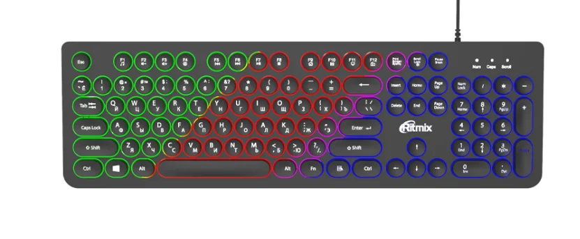 Ritmix Клавиатура RKB-215BL BLACK