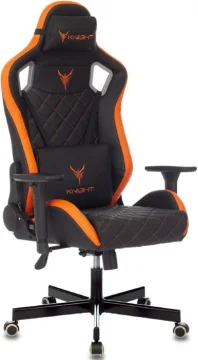 Бюрократ Кресло игровое VIKING KNIGHT OUTRIDER черн/оранж 1628891
