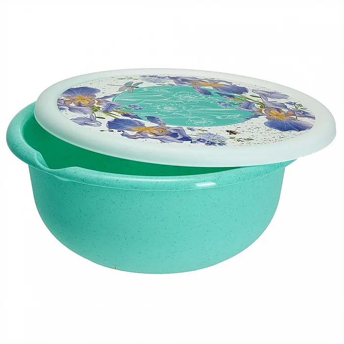 DELTA Миска 2,1 л с крышкой с декором (микс 1) 221119390/00