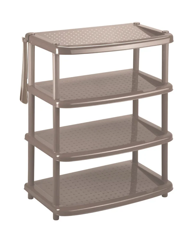 Этажерка Для Обуви паола 4 Полки 490х310х780 мм (коричневый) 00-00005869