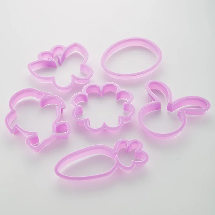 ALPENKOK Набор пластиковых двусторонних форм для печенья 6 предмета АК-634Р/6 в мешке