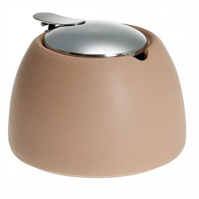 ROSARIO Сахарница 450 мл Ф19-083E кофейная