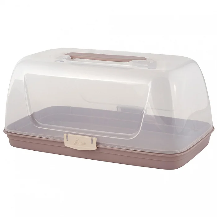 WEBBER Хлебница Sugar&Spice Barberry с защелками и ручкой 35×20×16 см SE223810005 латте