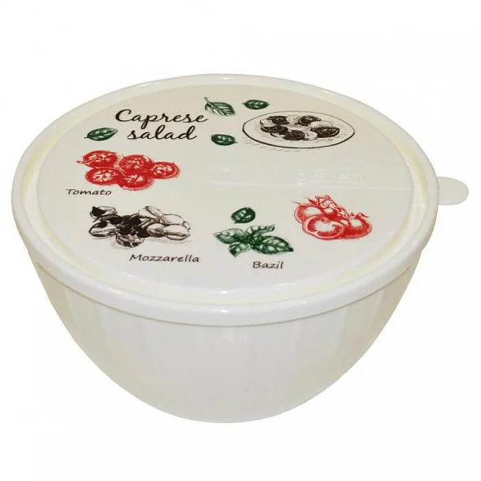 DELTA Салатник Sugar&Spice Vanilla с крышкой 1,7 л SE186611501 Капрезе