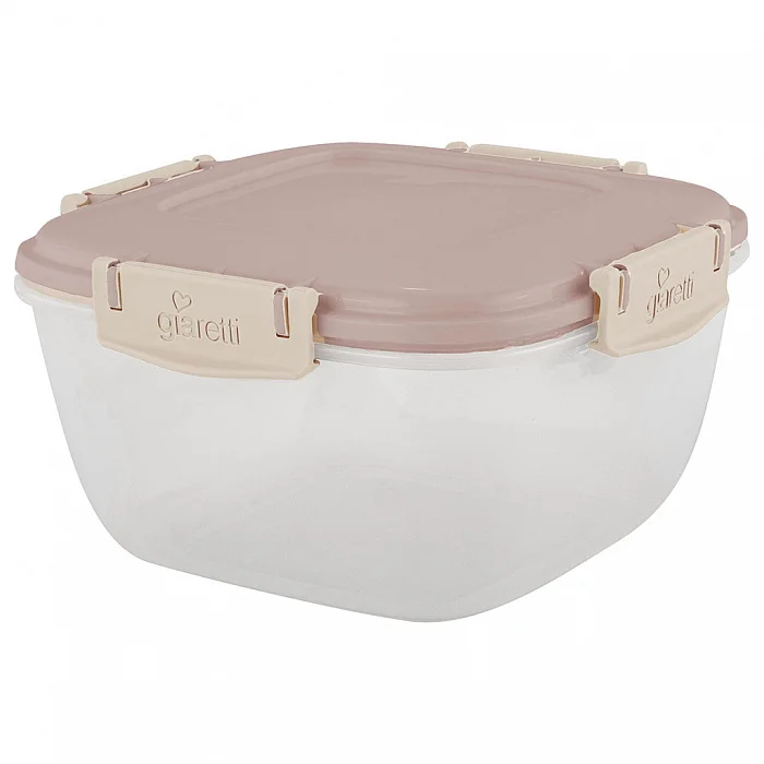 DELTA Контейнер для продуктов Sugar&Spice Barberry герметичный 0,7 л квадратный SE224210005 латте